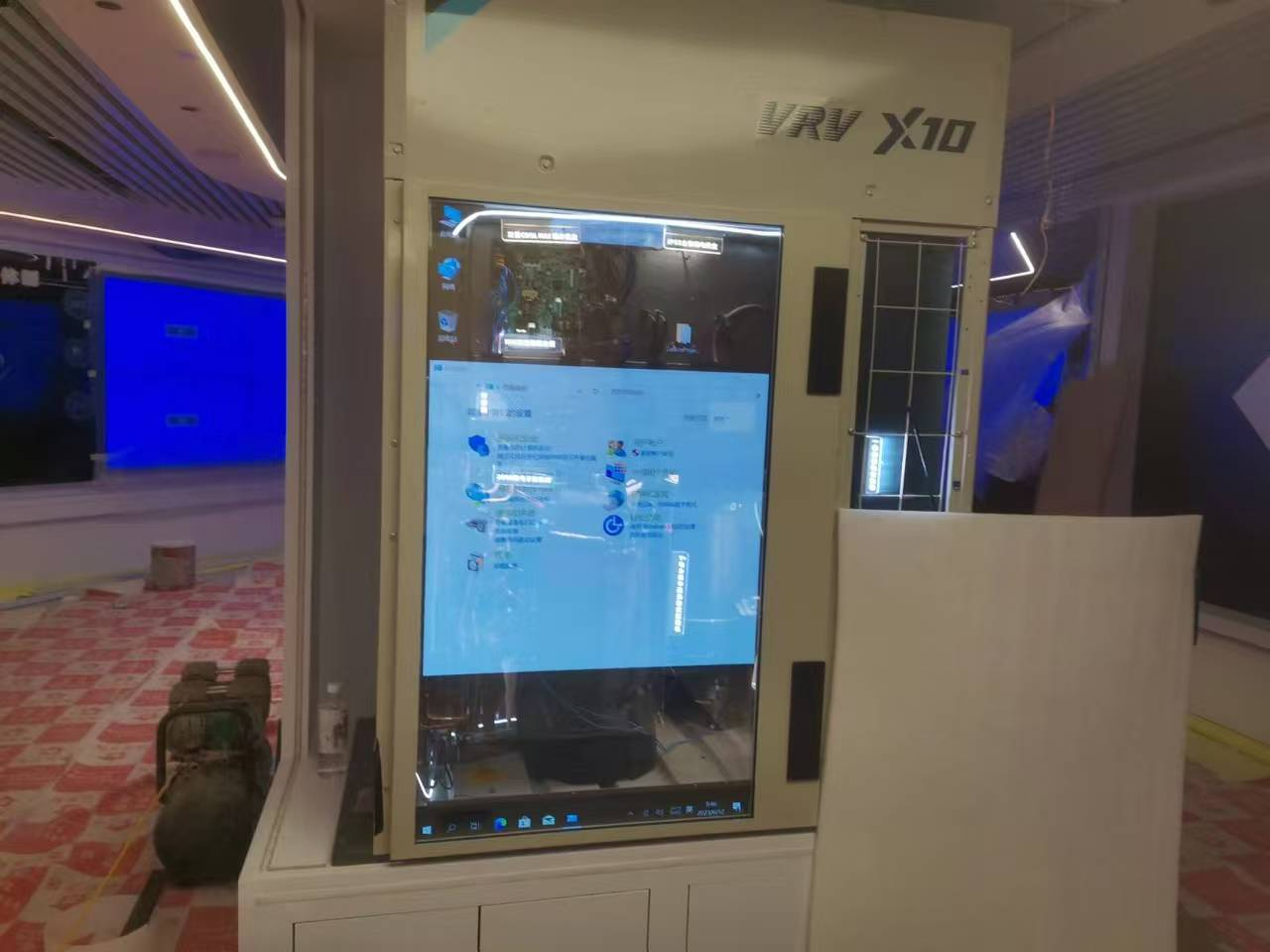 55寸透明oled-大金空調機柜門